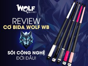Review Cơ Bida Wolf WB: Sói Công Nghệ Đời Đầu!